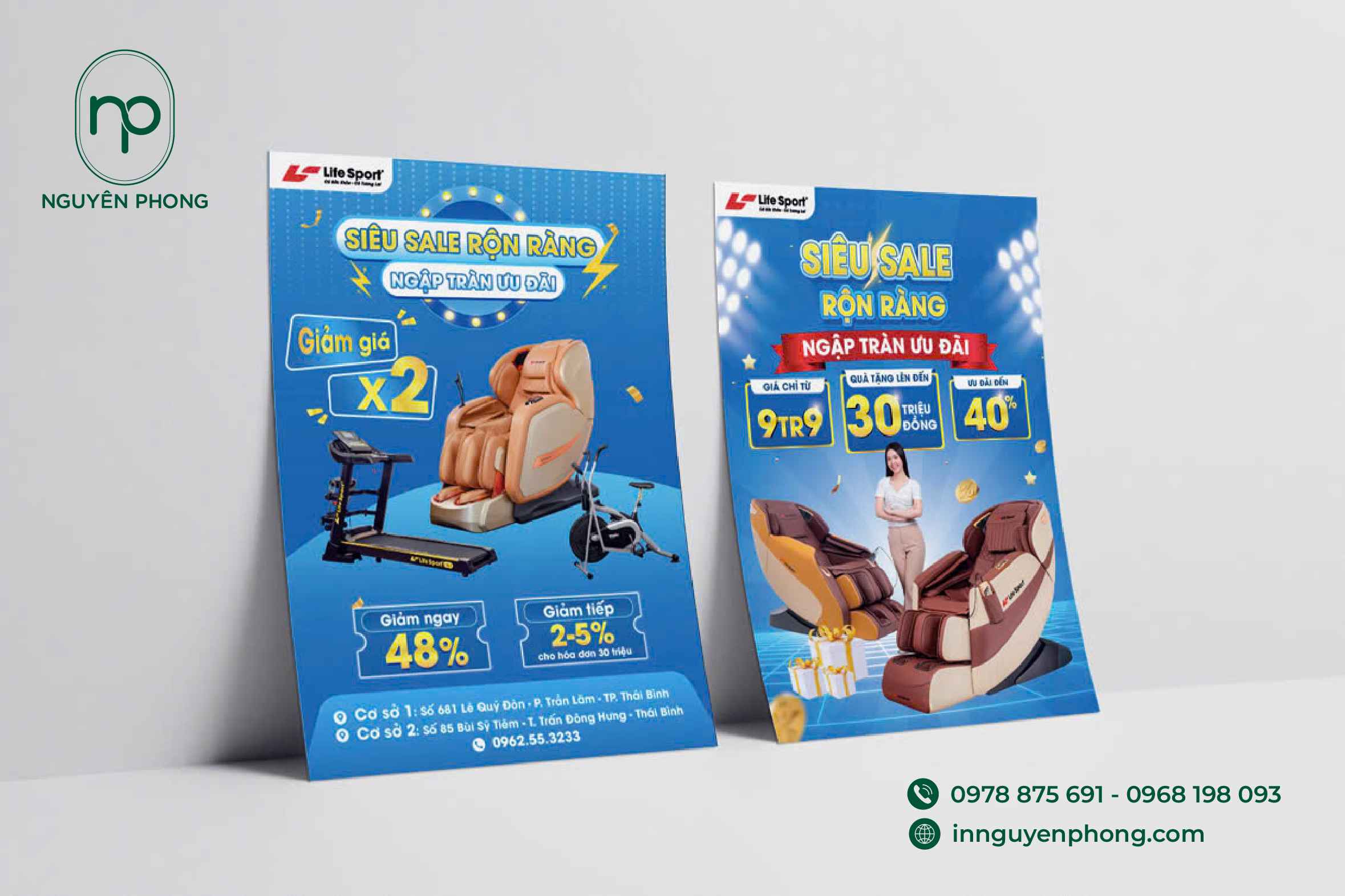 In tờ rơi đa dạng ngành nghề 